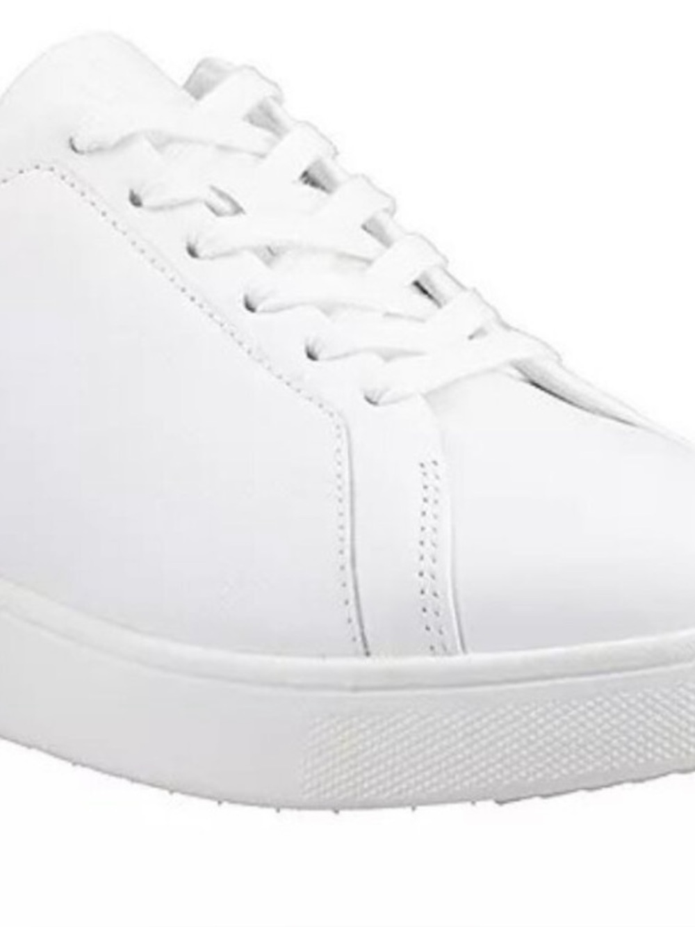 Men's White Low-Top Casual Sneakers